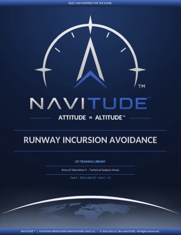 II-C Runway Incursion Avoidance lesson plan cover