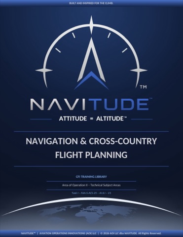 II-I Navigation & Cross-Country Planning lesson plan cover