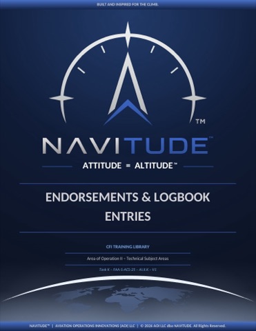 II-K Endorsements & Logbook Entries lesson plan cover