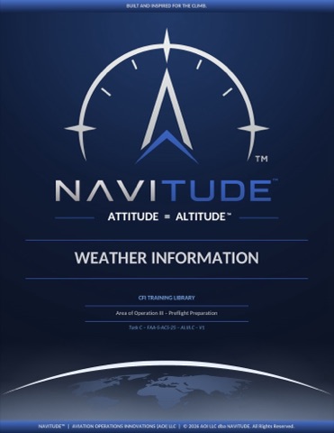 III-C Weather Information lesson plan cover