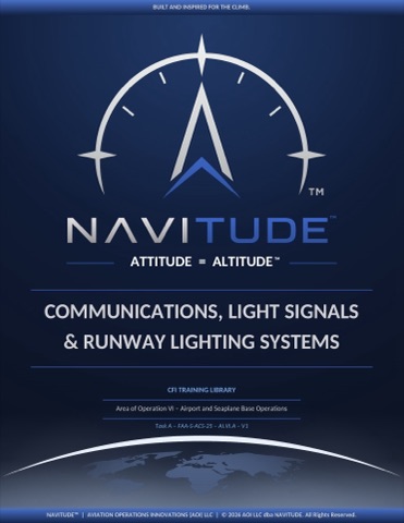 VI-A Comms/Light Signals/Runway Lighting lesson plan cover
