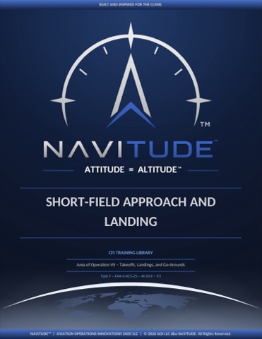 VII-F Short-Field Approach & Landing lesson plan cover