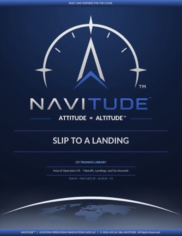 VII-M Slip to a Landing lesson plan cover