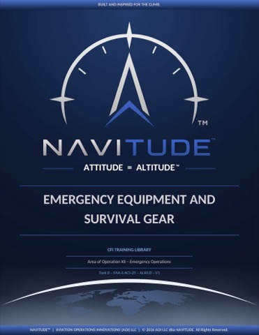 XII-D Emergency Equipment & Survival Gear lesson plan cover